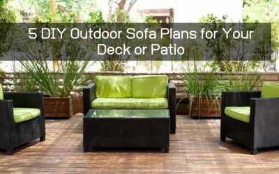 9 DIY Outdoor Sofa Plans for Your Deck or Patio